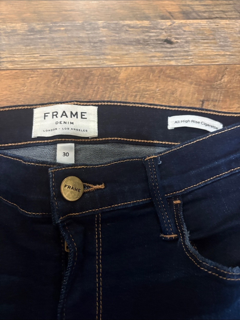 Frame Denim Ali High Rise‎ Cigarette Jean - Picture 2 of 2